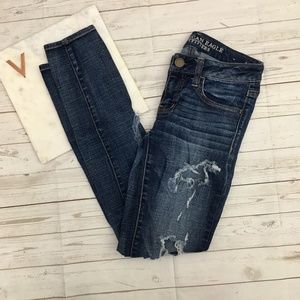 american eagle womens 0 super stretch jeggings dis